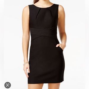 Teeze Me Juniors Sleeveless Sheath Dress In Black New With Tags Size 15